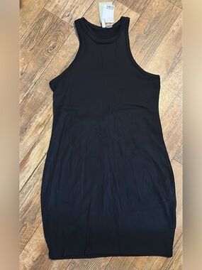 Black Sleeveless open back Bodycon Dress